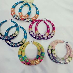 Colorful Hoop Earrings